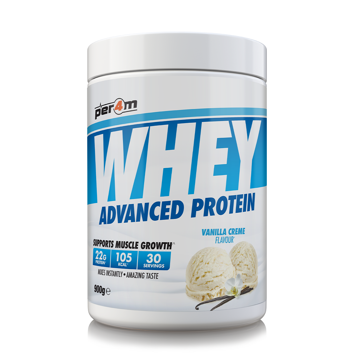 Per4m Advanced Whey Protein 900g Vanilla Creme