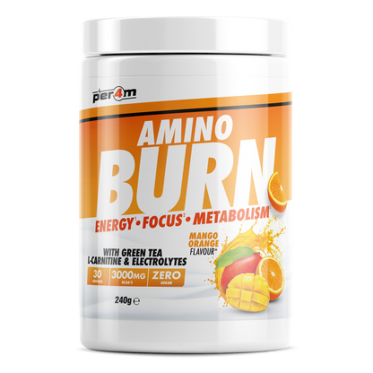 Per4m Amino Burn 240g Mango Orange tub