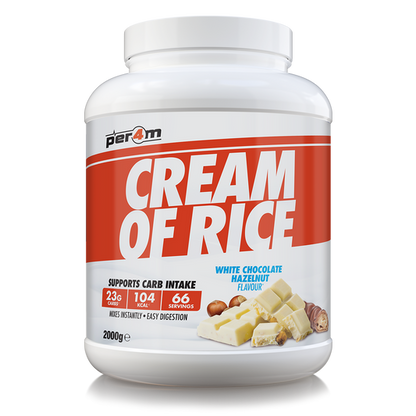 PER4M Cream of Rice 2kg White Chocolate Hazelnut