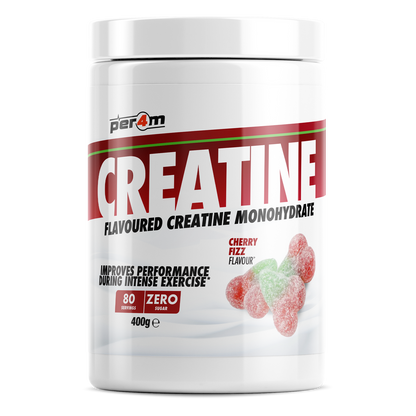 Per4m Creatine 400g Cherry Fizz tub