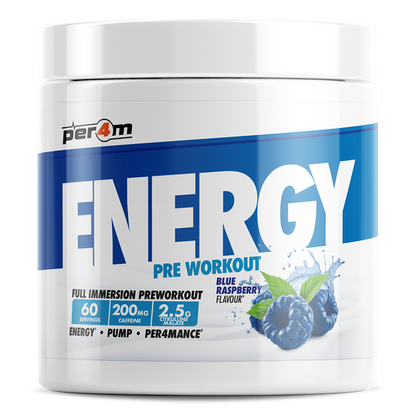 PER4M Energy Pre-Workout 390g Blue Raspberry