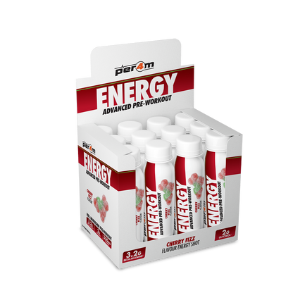 Per4m Energy Pre Workout Shot 12x100ml Cherry Fizz
