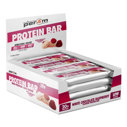 Per4m Protein Bar 12x62g White Chocolate Raspberry