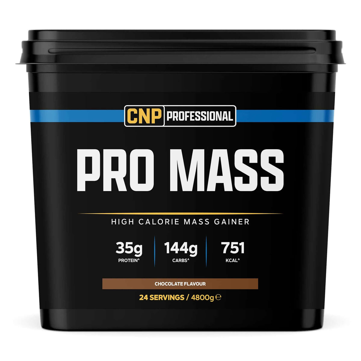 CNP Professional Pro Mass 4.8kg Chocolate front-facing tub