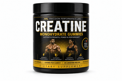 Precision Performance Labs Creatine Monohydrate Gummies 5g – Mixed Berry 120 Count - Precision Performance Labs