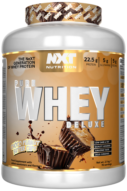 NXT Nutrition Pure Whey Deluxe 2.1kg Choco Peanut Butter Cups
