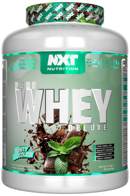 NXT Nutrition Pure Whey Deluxe 2.1kg Minty Chocolate