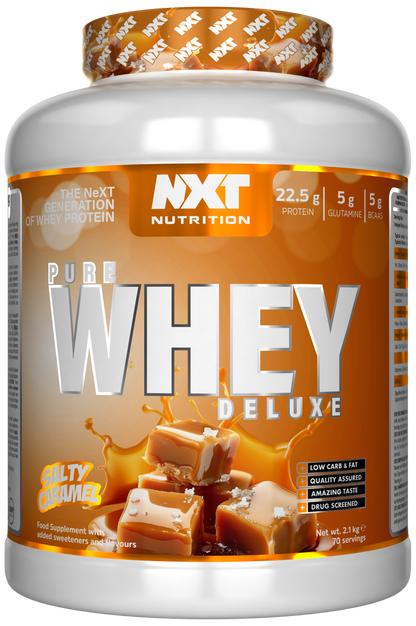 NXT Nutrition Pure Whey Deluxe 2.1kg Salty Caramel