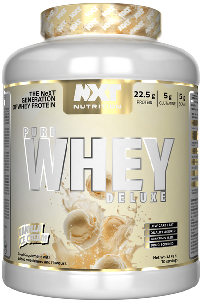 NXT Nutrition Pure Whey Deluxe 2.1kg Vanilla Ice Cream