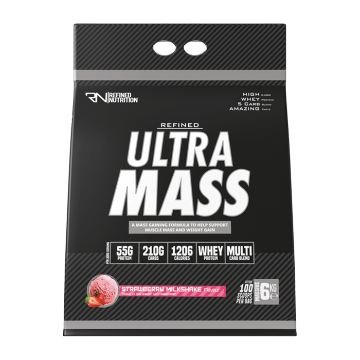 Refined Nutrition Ultra Mass 6kg Strawberry Milkshake