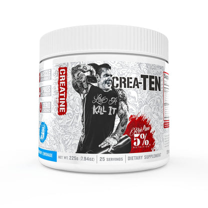 Rich Piana 5% Nutrition CREA-TEN 225g - Blue Lemonade