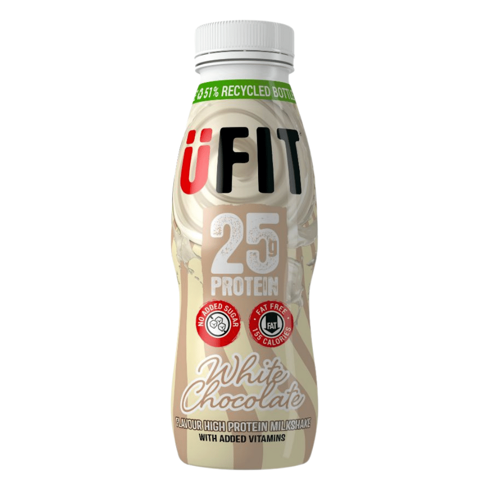 UFIT 25g Protein Milkshake 330ml White Chocolate
