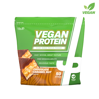 Trained By JP Vegan Protein 2kg Chocolate Caramel Nut