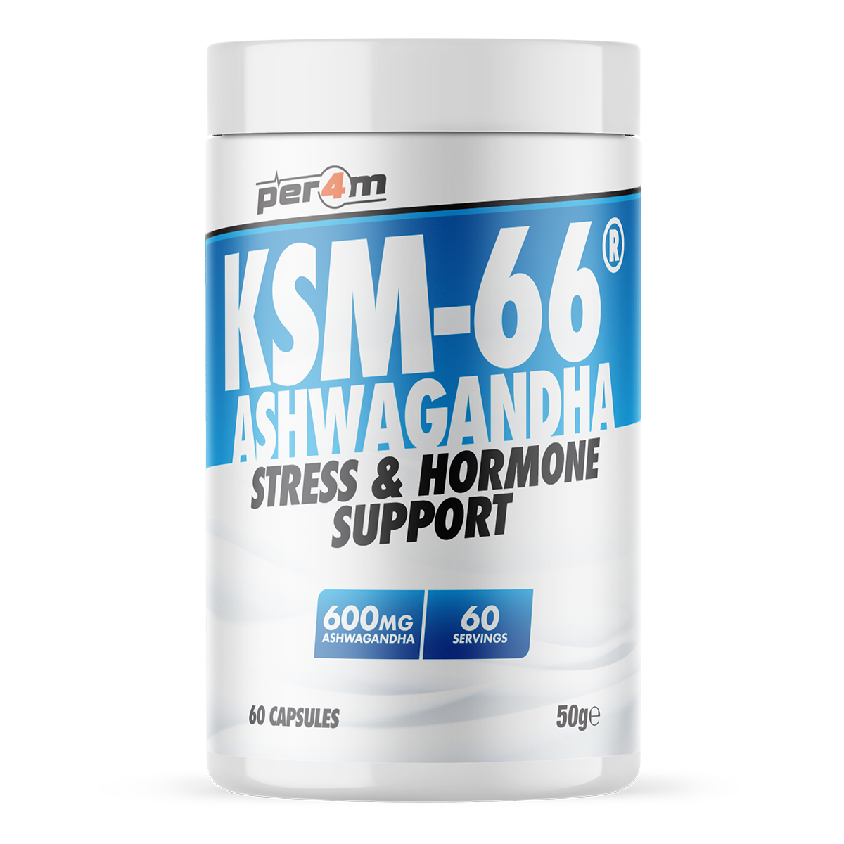PER4M KSM-66 Ashwagandha 60 Capsules