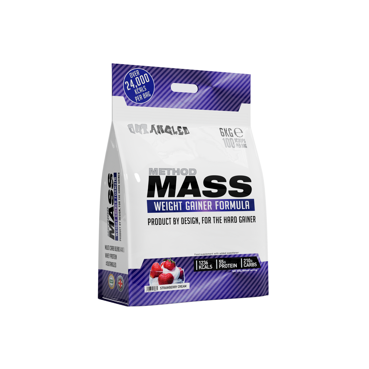 Outangled Method Mass 6kg Strawberry Cream front-facing pack