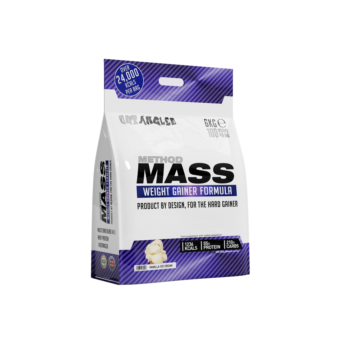 Outangled Method Mass 6kg Vanilla Ice Cream front-facing pack