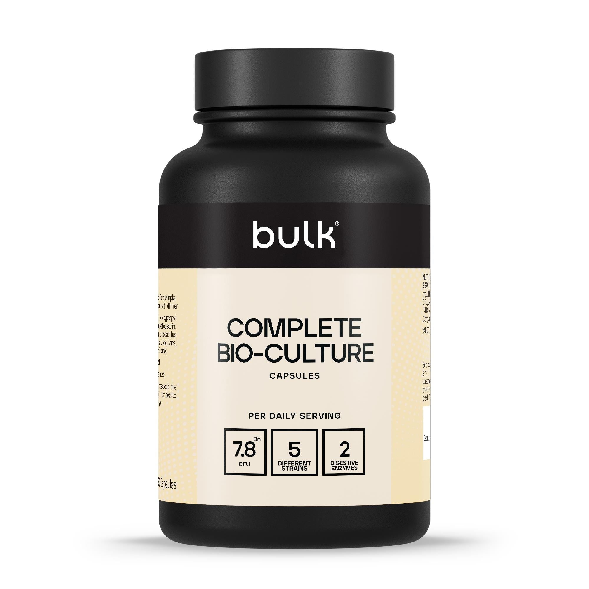 Bulk Complete Bio-Culture capsules bottle front