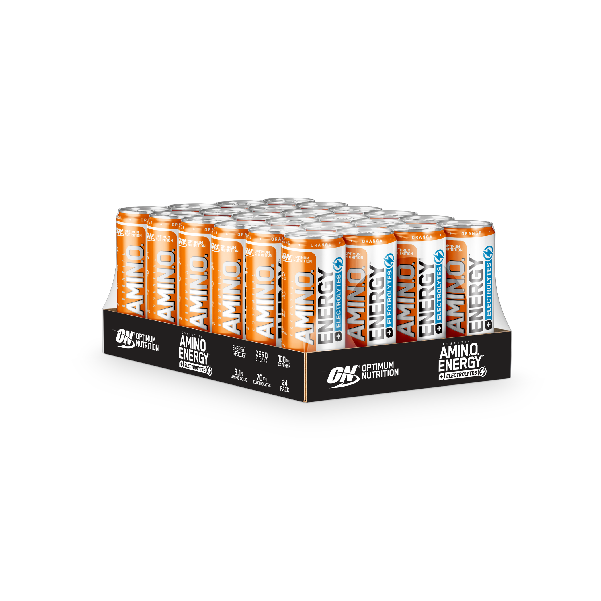 Optimum Nutrition Essential Amino Energy + Electrolytes Orange 24 x 250ml tray