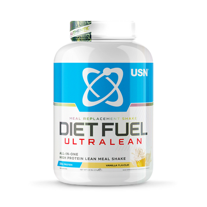 USN Diet Fuel Ultralean 2kg Vanilla front-facing tub