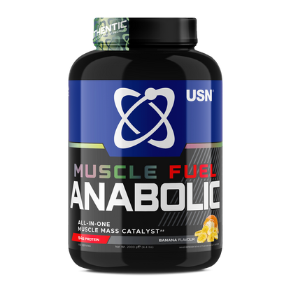 USN Muscle Fuel Anabolic 2kg Banana front-facing tub
